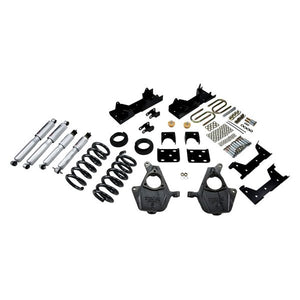 738.88 Belltech Lowering Kit Chevy Silverado / GMC Sierra Std Cab (99-00) Front And Rear - w/o or w/ Shocks - Redline360