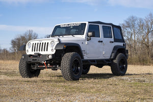 Rough Country Lift Kit Jeep Wrangler JK Unlimited 2WD/4WD (07-18) 3.25" Lift Kit w/ Shocks