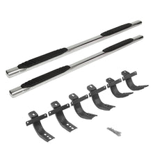 Load image into Gallery viewer, Go Rhino 4" OE Xtreme Oval Side Steps Ford Bronco 4 Doors (21-22) Textured Black or Polished - Polished Alternate Image