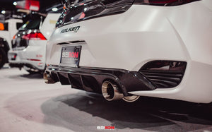 765.00 SEIBON Carbon Fiber Rear Diffuser Infiniti G37/Q60 (2017-2020) TB Style - Redline360