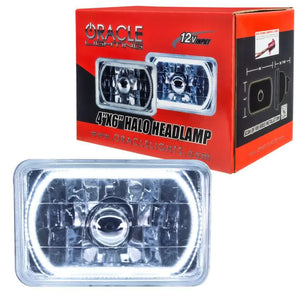 80.22 Oracle Sealed Beam Headlight 4X6" H4651/H4656 - White / Blue / Red / Green / Amber / UV/Purple / ColorSHIFT - Redline360