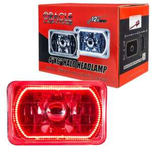 80.22 Oracle Sealed Beam Headlight 4X6" H4651/H4656 - White / Blue / Red / Green / Amber / UV/Purple / ColorSHIFT - Redline360