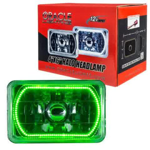 80.22 Oracle Sealed Beam Headlight 4X6" H4651/H4656 - White / Blue / Red / Green / Amber / UV/Purple / ColorSHIFT - Redline360