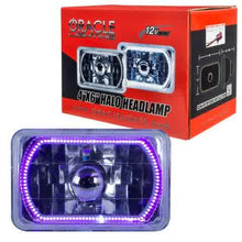 Load image into Gallery viewer, Oracle Sealed Beam Headlight Dodge Charger (77-87) [4X6" H4651/H4656] White / Blue / Red / Green / Amber / UV/Purple / ColorSHIFT - UV/Purple Alternate Image