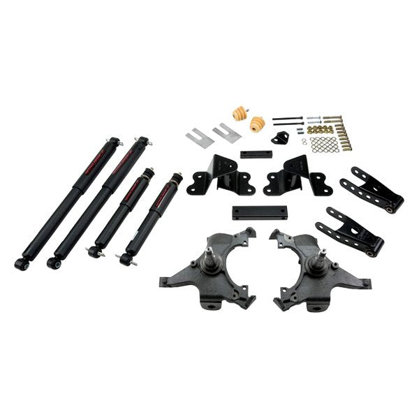 677.49 Belltech Lowering Kit Silverado/Sierra C1500 Ext Cab (88-98) Front And Rear - w/o or w/ Shocks - Redline360