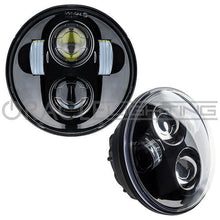 Load image into Gallery viewer, Oracle 5.75" 40W Replacement LED Headlight - Black or Chrome Bezel - Black Alternate Image