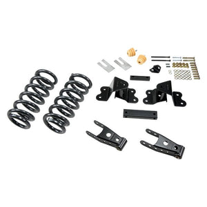 677.49 Belltech Lowering Kit Silverado/Sierra C1500 Ext Cab (88-98) Front And Rear - w/o or w/ Shocks - Redline360