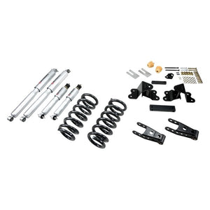 677.49 Belltech Lowering Kit Silverado/Sierra C1500 Ext Cab (88-98) Front And Rear - w/o or w/ Shocks - Redline360