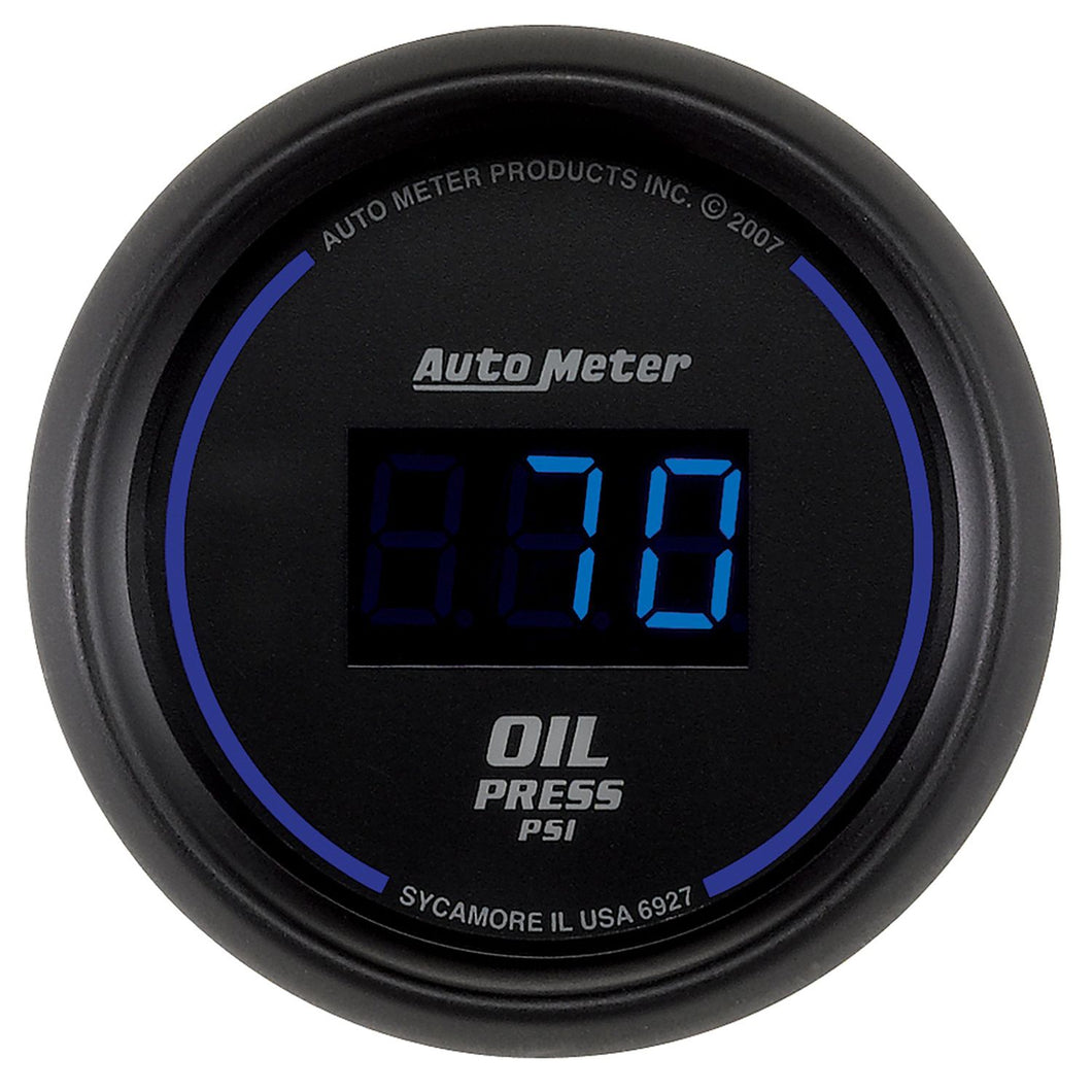 153.00 AutoMeter Cobalt Digital Oil Pressure Gauge (2-1/16