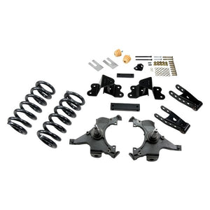 677.49 Belltech Lowering Kit Silverado/Sierra C1500 Ext Cab (88-98) Front And Rear - w/o or w/ Shocks - Redline360