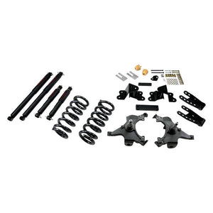 677.49 Belltech Lowering Kit Silverado/Sierra C1500 Ext Cab (88-98) Front And Rear - w/o or w/ Shocks - Redline360