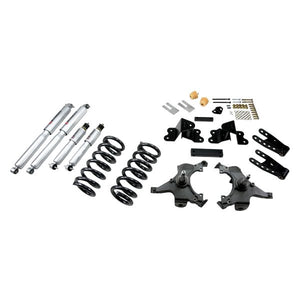 677.49 Belltech Lowering Kit Silverado/Sierra C1500 Ext Cab (88-98) Front And Rear - w/o or w/ Shocks - Redline360