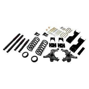 677.49 Belltech Lowering Kit Silverado/Sierra C1500 Ext Cab (88-98) Front And Rear - w/o or w/ Shocks - Redline360