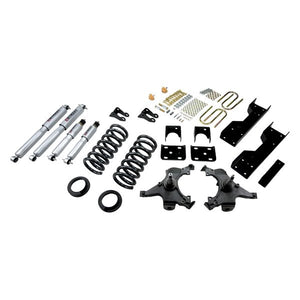 677.49 Belltech Lowering Kit Silverado/Sierra C1500 Ext Cab (88-98) Front And Rear - w/o or w/ Shocks - Redline360