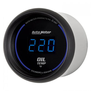 138.04 Autometer Cobalt Digital Series Oil Temperature Gauge (2-1/16") 6948 - Redline360