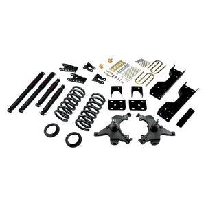 677.49 Belltech Lowering Kit Silverado/Sierra C1500 Ext Cab (88-98) Front And Rear - w/o or w/ Shocks - Redline360