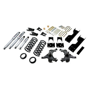 677.49 Belltech Lowering Kit Silverado/Sierra C1500 Ext Cab (88-98) Front And Rear - w/o or w/ Shocks - Redline360