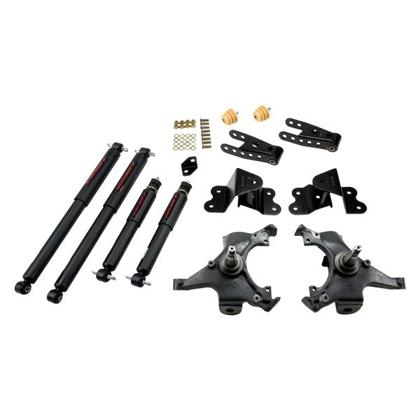 644.53 Belltech Lowering Kit Chevy Silverado / GMC Sierra C1500 Std Cab, ext 454 SS (88-91) Front And Rear - w/o or w/ Shocks - Redline360