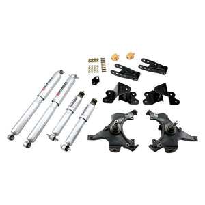 644.53 Belltech Lowering Kit Chevy Silverado / GMC Sierra C1500 Std Cab, ext 454 SS (88-91) Front And Rear - w/o or w/ Shocks - Redline360