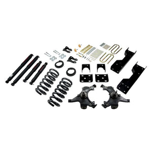 644.53 Belltech Lowering Kit Chevy Silverado / GMC Sierra C1500 Std Cab, ext 454 SS (88-91) Front And Rear - w/o or w/ Shocks - Redline360