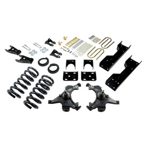 644.53 Belltech Lowering Kit Chevy Silverado / GMC Sierra C1500 Std Cab, ext 454 SS (88-91) Front And Rear - w/o or w/ Shocks - Redline360