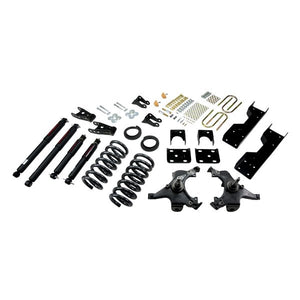 644.53 Belltech Lowering Kit Chevy Silverado / GMC Sierra C1500 Std Cab, ext 454 SS (88-91) Front And Rear - w/o or w/ Shocks - Redline360