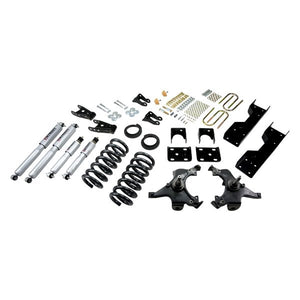 644.53 Belltech Lowering Kit Chevy Silverado / GMC Sierra C1500 Std Cab, ext 454 SS (88-91) Front And Rear - w/o or w/ Shocks - Redline360