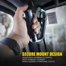 Load image into Gallery viewer, Xprite Grab Handles Jeep Wrangler JK/JKU (2007-2018) Black - Front &amp; Rear / Front only / Rear only - Front &amp; Rear - Black Alternate Image