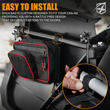 Load image into Gallery viewer, Xprite Rear Side Door Storage Bags Can-Am Maverick/X3/Max/XRS/XDS/Turbo R (2017-2020) Red / White - Red Alternate Image