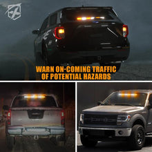 Load image into Gallery viewer, 89.99 Xprite 35" G1 Warrant Series Traffic Advisor COB LED Strobe Light Bar - Red-Blue/White-Amber/Amber - Redline360 Alternate Image
