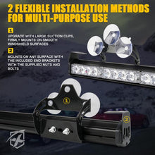 Load image into Gallery viewer, 79.99 Xprite 35.5" G2 LED Traffic Advisor Strobe Light Bar with Suction Cup Brackets - White/Amber/Red-Blue/Combo - Redline360 Alternate Image