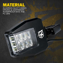 Load image into Gallery viewer, 134.99 Xprite UTV Multi-Angle Side Mirrors LED Spot Lights and Anti-Glare Mirrors - Clear / Smoke - Redline360 Alternate Image