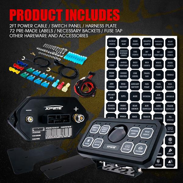 Xprite Rogue Series Switch Panel Control System CS-8SWITCH-G2 –  Redline360
