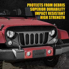 Load image into Gallery viewer, 116.99 Xprite Transformer Grill Jeep Wrangler JK (2007-2018) w/ Built In Mesh - Redline360 Alternate Image