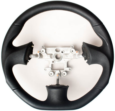 339.00 Cipher Auto Steering Wheel Mazda Miata NB (1998-2005) Gray/Magenta/Silver Stitch - Redline360