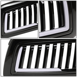 DNA Grill Dodge Ram 1500 (09-12) [Badgeless Vertical Slat Style] Glossy Black or Matte Black