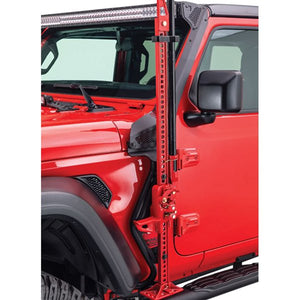 151.75 Go Rhino Exterior Jack Mount Jeep Wrangler JL (18-21) - Front Driver Side - Redline360