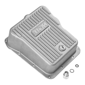 433.95 B&M Hi-Tek Deep Transmission Pan Chevy [GM ALLISON] (01-19) Black or Aluminum - Redline360