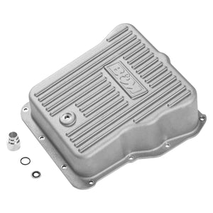 433.95 B&M Hi-Tek Deep Transmission Pan Chevy [GM ALLISON] (01-19) Black or Aluminum - Redline360