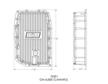 Load image into Gallery viewer, 315.95 B&amp;M Hi-Tek Deep Transmission Pan Chevy Camaro [6L80E] (2010-2015) 70391 - Redline360 Alternate Image