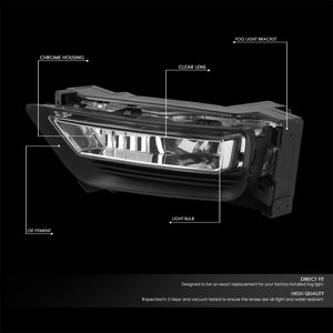 DNA Fog Lights Honda Accord Sedan (13-15) w/ Switch & Wiring Harness - Clear Lens