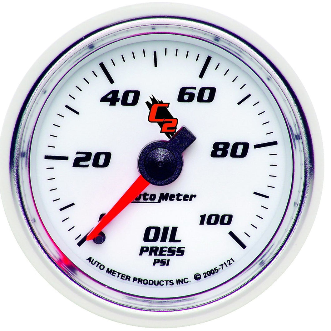 97.87 AutoMeter C2 Oil Pressure Gauge (2-1/16