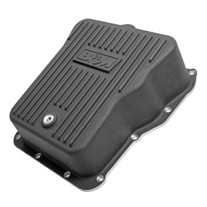 433.95 B&M Hi-Tek Deep Transmission Pan Chevy [GM ALLISON] (01-19) Black or Aluminum - Redline360