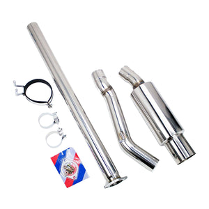 294.99 Rev9 Catback Exhaust Mitsubishi Lancer EVO X / 10 (08-15) Stainless or Titanium - Redline360