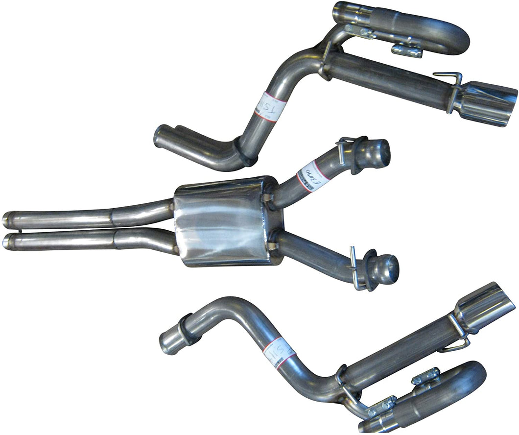 1054.21 Solo Performance Mach X3 Catback Exhaust Chrysler 300 V8 SRT-8 (05-10) 991110SL - Redline360