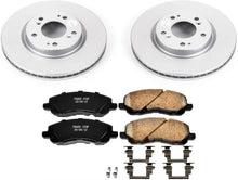 Load image into Gallery viewer, PowerStop Z17 Evolution Geomet Coated Rotor Brake Kit Mitsubishi Eclipse (2006 - 2012) Galant (2004 - 2009) - Brake Kits - PSBCRK094 - Redline360 Alternate Image