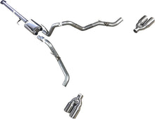 Load image into Gallery viewer, Solo Performance Exhaust Ford F150 5.0L V8 (15-19) Mach 40 XV Dual Catback - 145″ or 157″ Wheel Base - Polished / 157″ Wheel Base Alternate Image