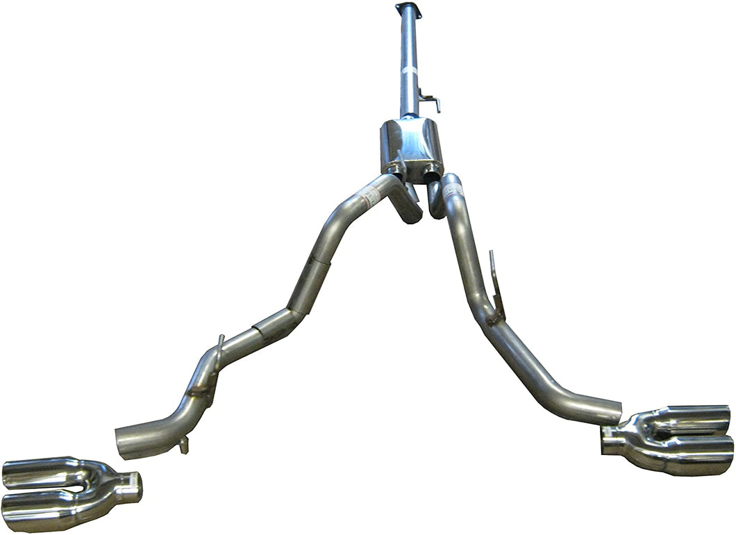 866.13 Solo Performance Mach 44 XV Dual Catback Exhaust Ford F150 5.0L V8 (15-19) 145″ or 157″ Wheel Base - Redline360