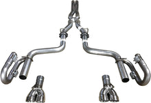 Load image into Gallery viewer, Solo Exhaust Dodge Challenger SRT8 6.1L/6.4L (08-14) 3" Performance Street Race X-3 Catback w/ Stock/Round/Square Tips - Quad Round Tips Alternate Image