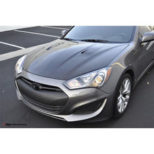 Load image into Gallery viewer, ARK Legato Hood Hyundai Genesis Coupe 2.0L / 3.8L (13-16) Fiberglass or Carbon Fiber - Carbon Fiber Alternate Image